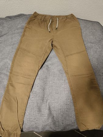 Herren Hosen Beige Grösse 28 guter Zustand Jungen lang