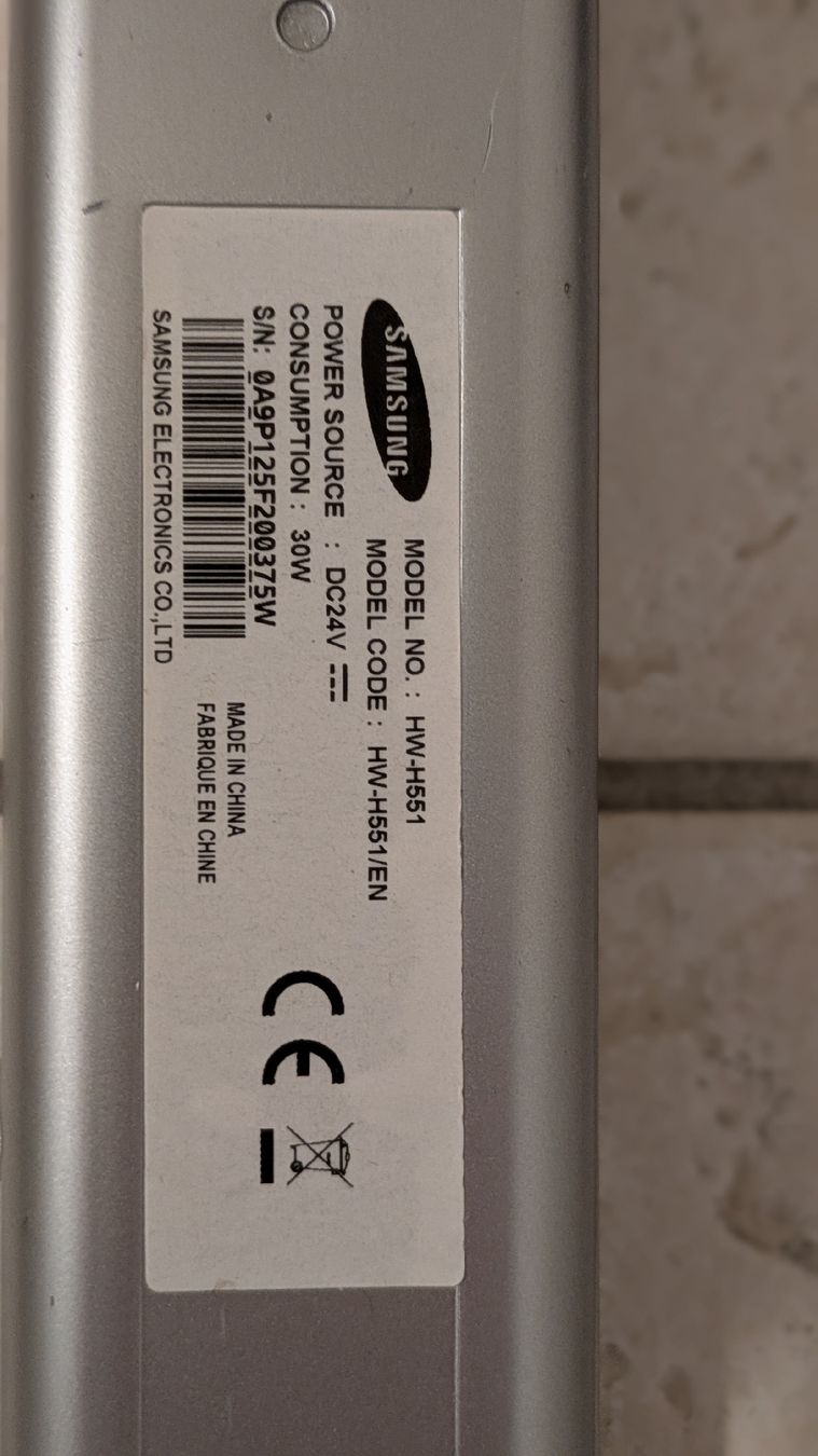 Samsung Casse acustiche: Samsung Soundbar HW- H551 – Usato da Hombrechtikon venduto da Honeyguide 3
