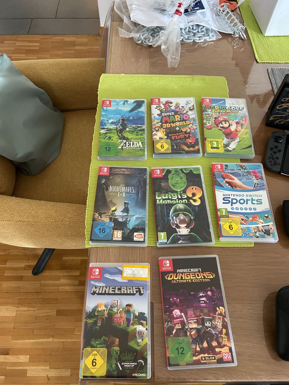 Nintendo Console: Nintendo - Switch 1 "Monster Hunter rise" + inkl. Spiele – Usato da Thayngen venduto da chris.vassalli 1