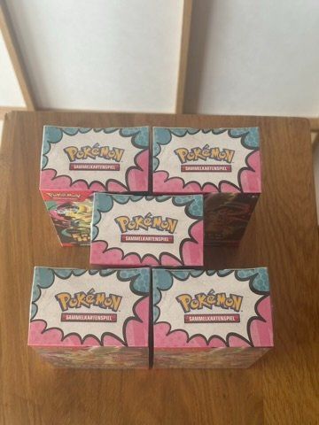 Pokémon Carte collezionabili: 5x Pokémon Mega-Ent.: Erhabene Helden Booster Bundle -DE – Nuovo e nell'imballaggio originale da Härkingen venduto da _JOKA_ 1