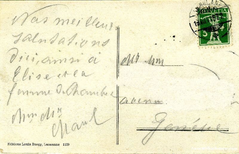 Cartoline postali: Porrentruy - coloriert + 1909 – Usato da Emmenbrücke venduto da teestube 1