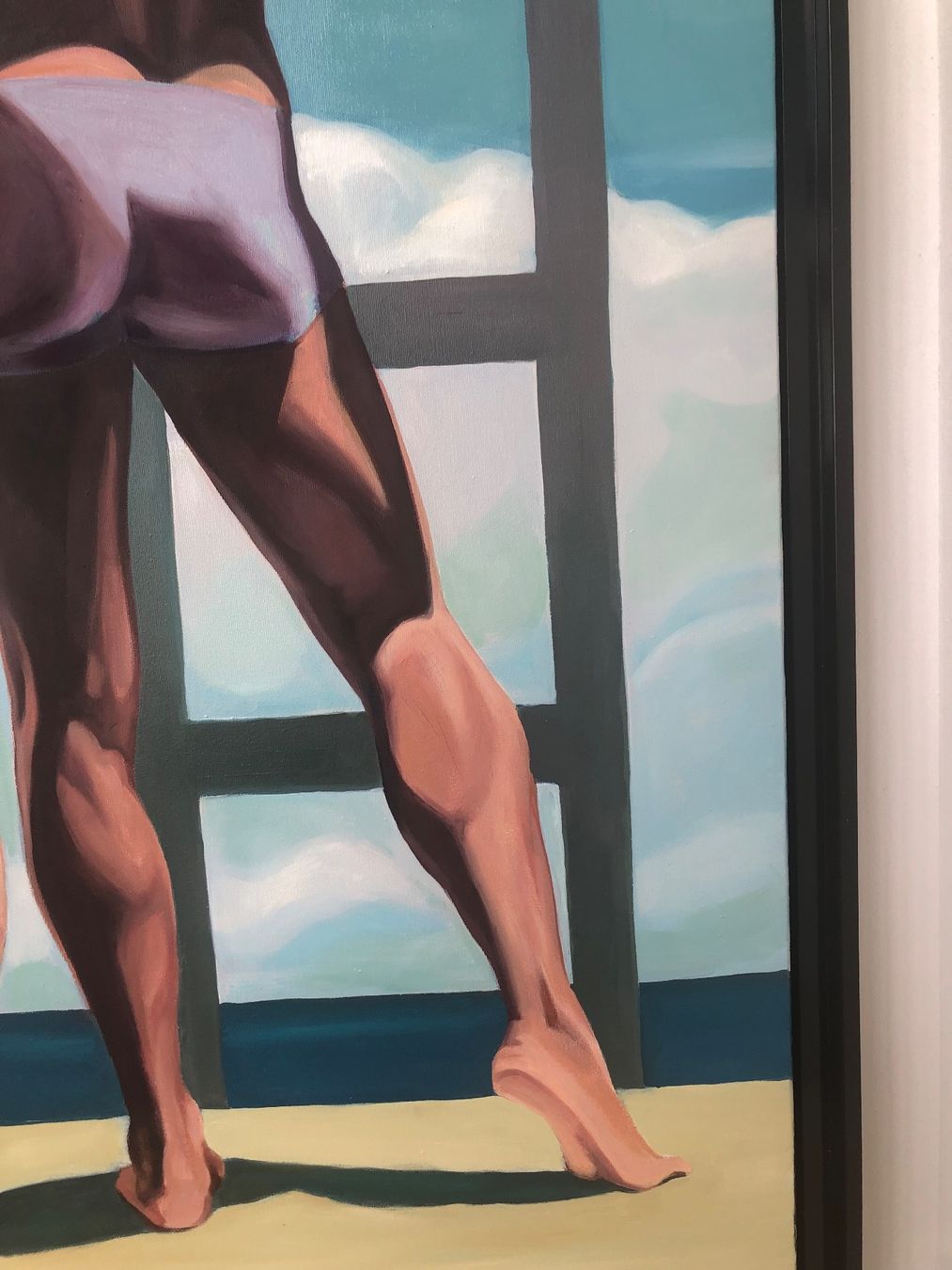 Gemälde: L'echelle - Öl auf Leinwand - Orginalbild - 135 x 95 cm – Gebraucht aus Wollerau von stormhunter 6