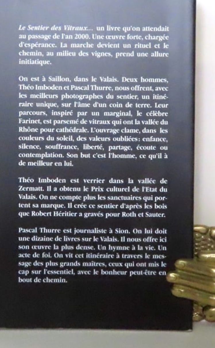 Libri: Saillon - Le sentier des vitraux. – Usato da Le Locle venduto da LibrairieLaBergerie 3