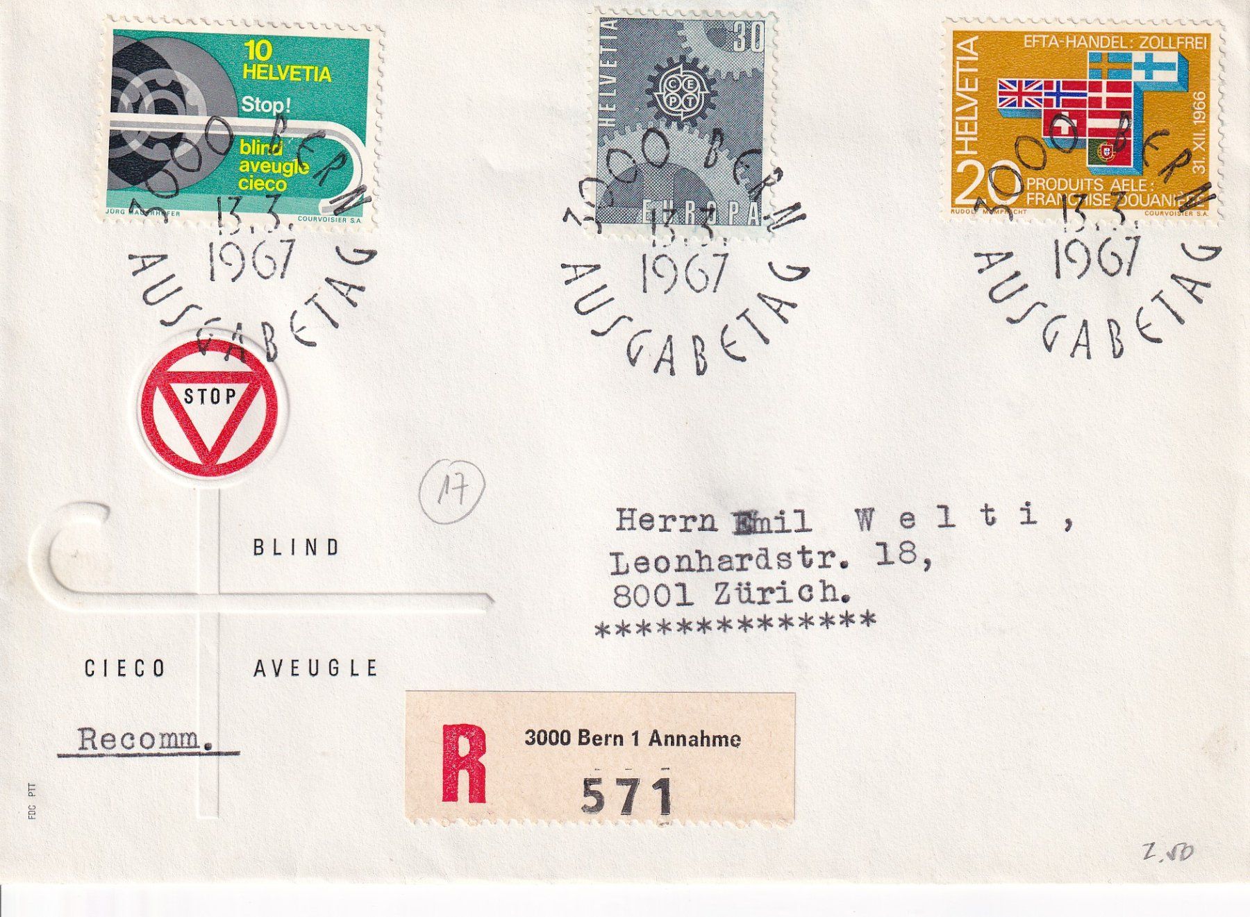 Tutti i francobolli: Lot 7 Briefe FDC 1965 - 1968 – Usato da Rossa venduto da becky05 3