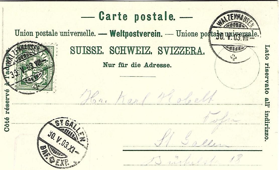 Cartes postales: Gruss vun der Meldegg App. – D'occasion à Wetzikon ZH par Brulu100 1
