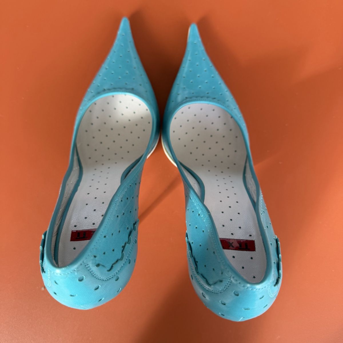 Scarpe da donna: Damen Pumps, Leder hellblau Grösse 38 neu – Nuovo (secondo la descrizione) da Zürich venduto da ana.vla 3