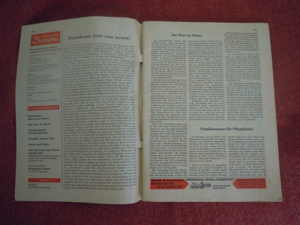 Zeitschriften & Magazine: Antike Zeitschriften – Gebraucht aus Landquart von hennachebia 7