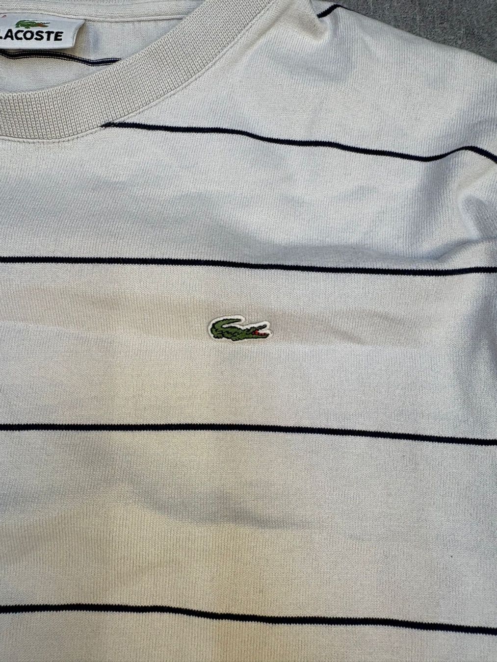 Lacoste Maglioni & Felpe: Lacoste Sweater gestreift - Grösse XL – Nuovo (secondo la descrizione) da Werdenberg venduto da hase.vintage 1