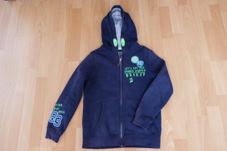 1 veste jogging avec capuche «Skate Nation», bleu T. 146