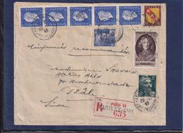 Recommandé Paris XX - 1947 - Bâle