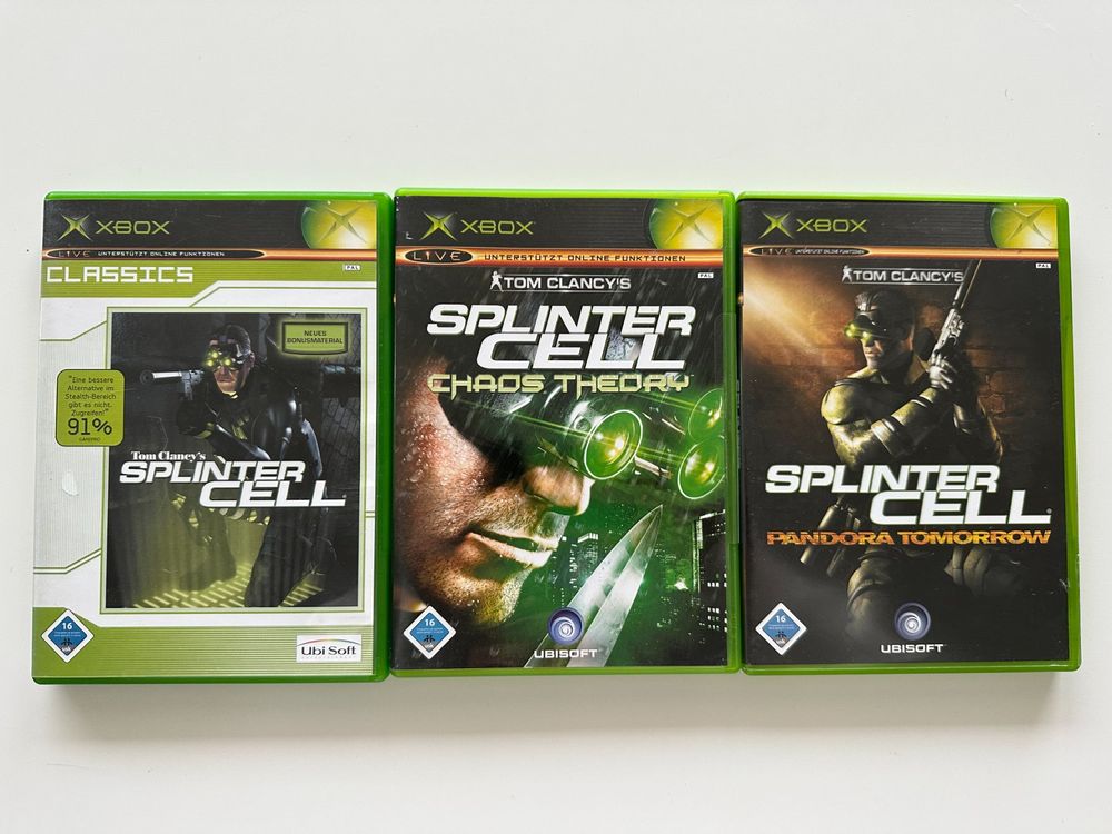 Tom Clancy's Splinter Cell Collection, Xbox Original (Gebraucht) in ...