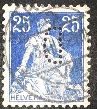 Tous les timbres: Perfin   84 – D'occasion à Opfikon par webstar30