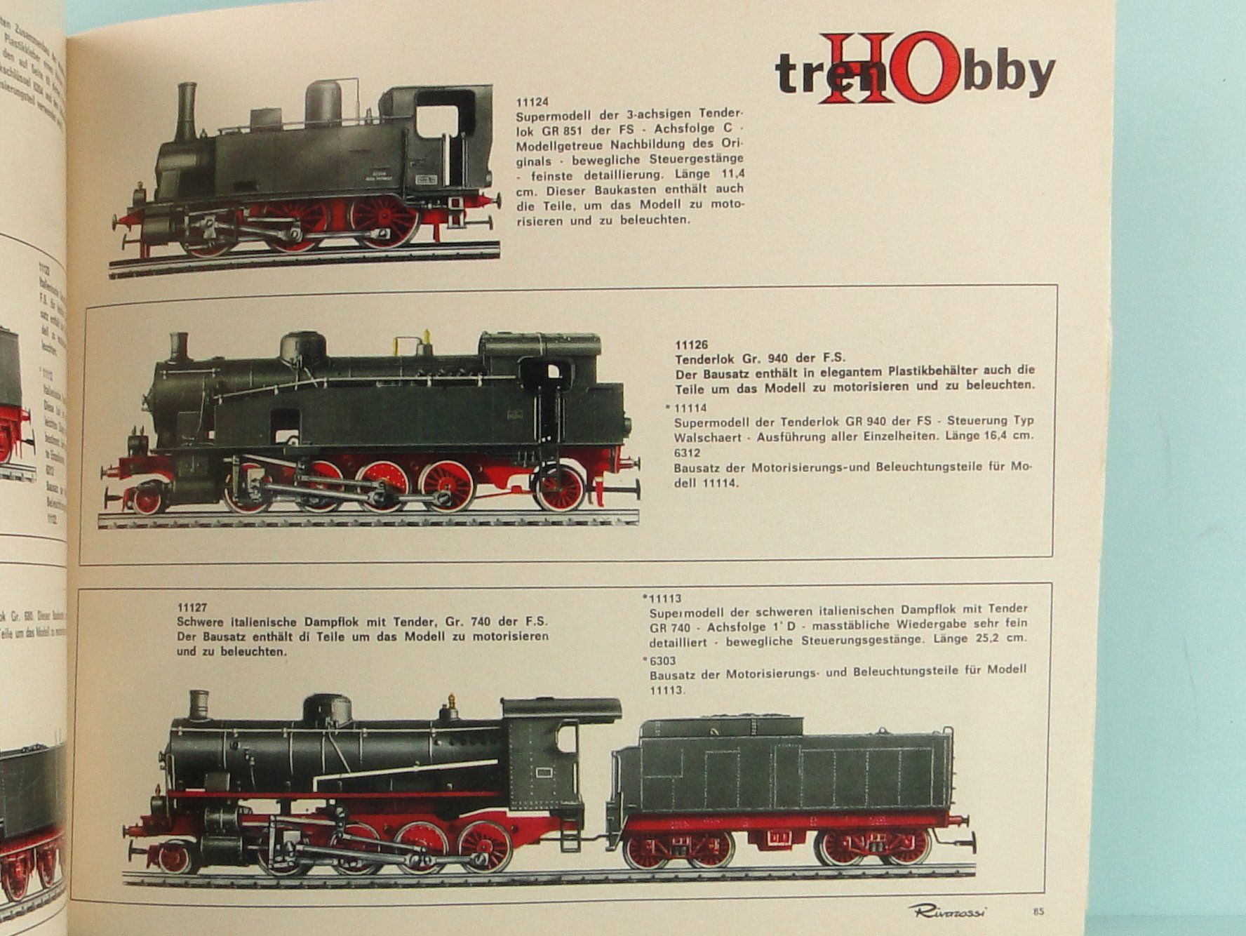 Märklin Dokumente: Rivarossi Katalog 1970-71 Deutsch – Gebraucht aus Bülach von cann11 7