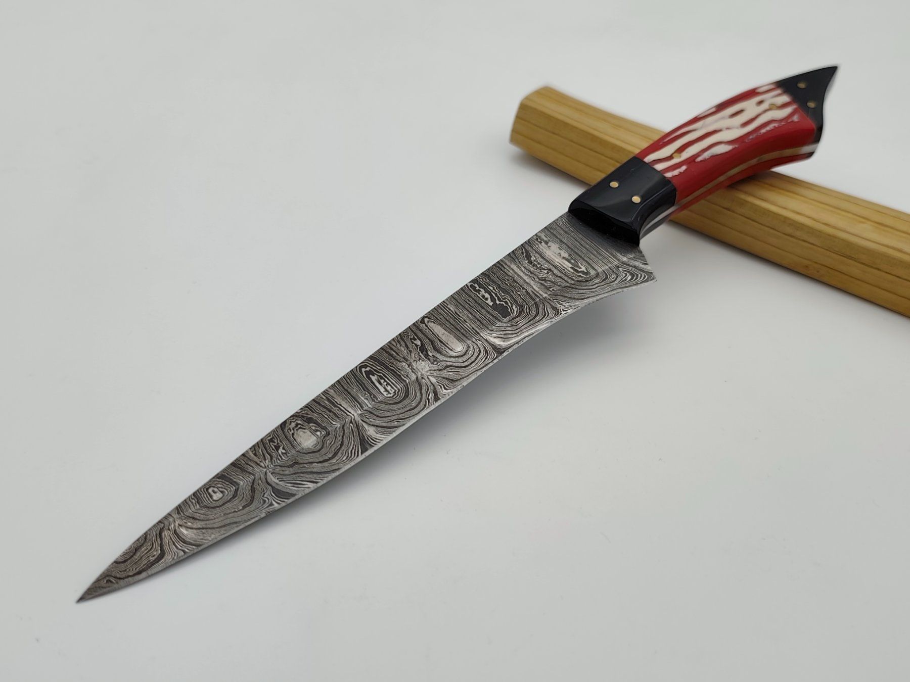 Coltelli da cucina: GEPRÜFT B Damast Messer Chefmesser Knife Damastmesser – Nuovo e nell'imballaggio originale da Arlesheim venduto da Premius_1 2