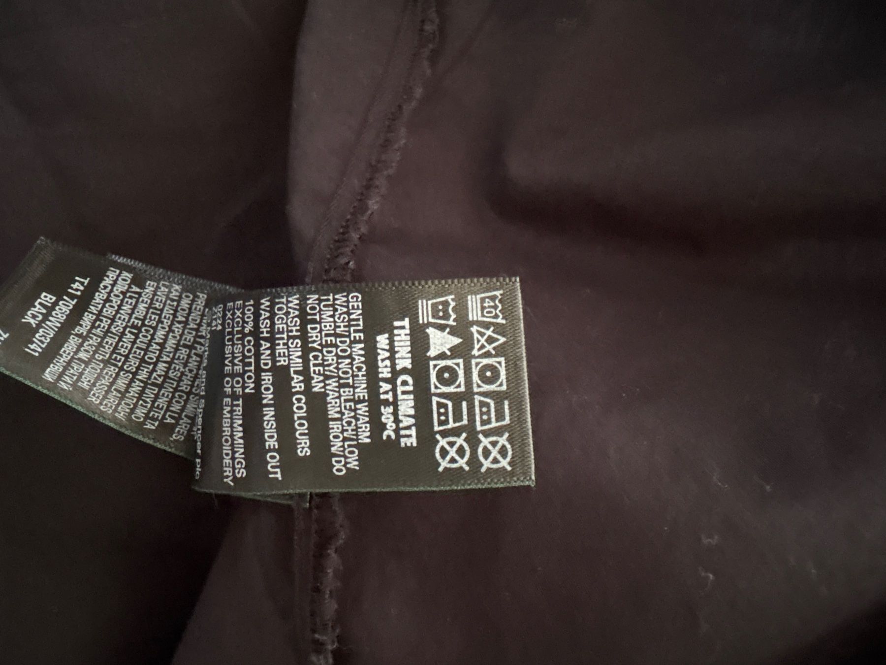 Blusen: Bestickte schwarze Boho Bluse (M&S, Größe M) – Gebraucht aus Wilen (Sarnen) von sus_68jv 3