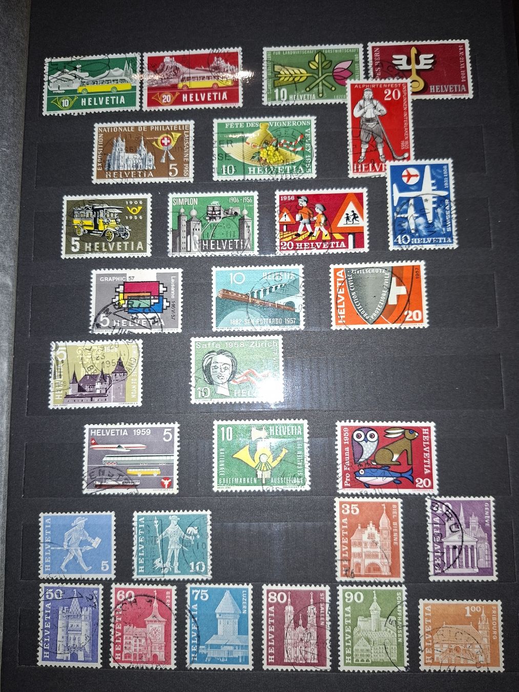 Tutti i francobolli: Briefmarken Werbemarken ab ca 1900 - 1967 – Usato da Balgach venduto da SIMEON27 3