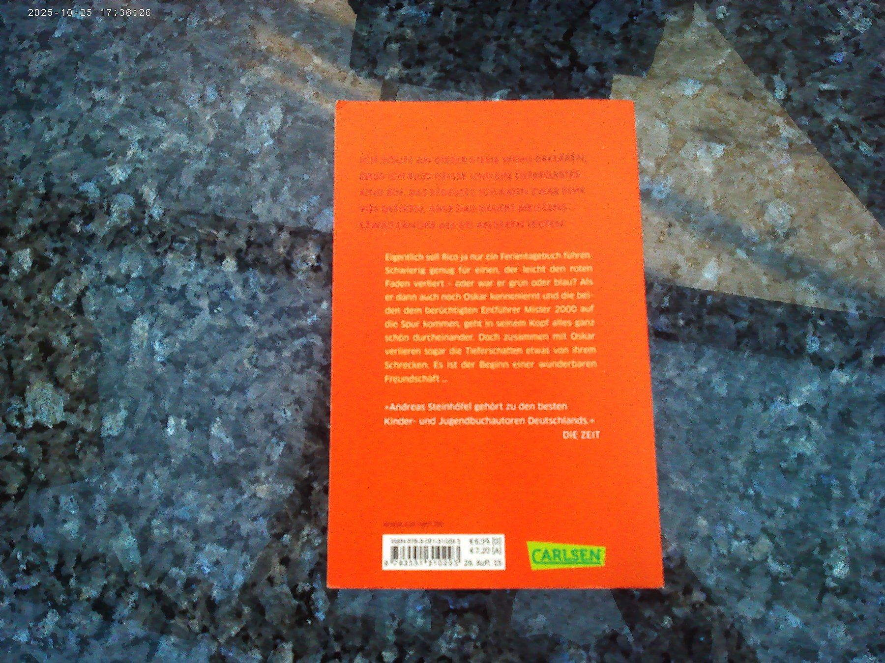 Libri: Rico, Oskar und die Tieferschatten – Usato da reitnau venduto da Sib7 1