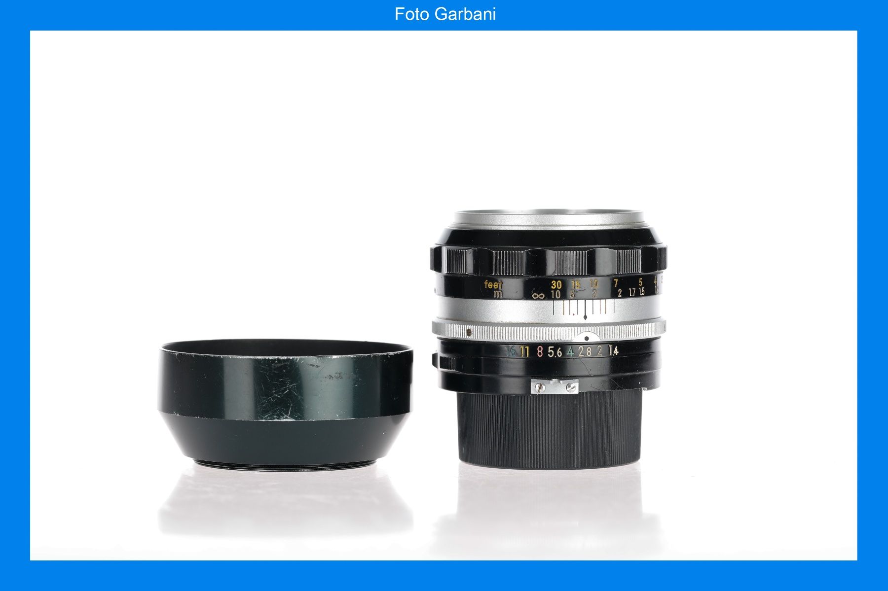 Nikon Obiettivi: Nikon-S Auto 50mm f1.4 – Usato da Muralto venduto da FotoGarbani
