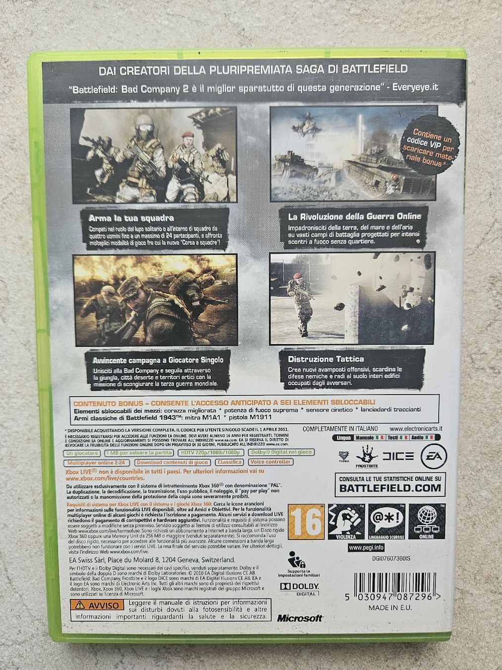 Giochi: Battlefield Bad Company 2 – Usato da Buchs SG venduto da S1879G 1