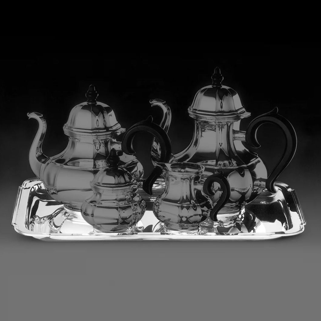 Set di piatti: Alt-Augsburg Tablett 42 X 31 Robbe & Berking – Nuovo e nell'imballaggio originale da Rotkreuz venduto da luxury-onlineshop