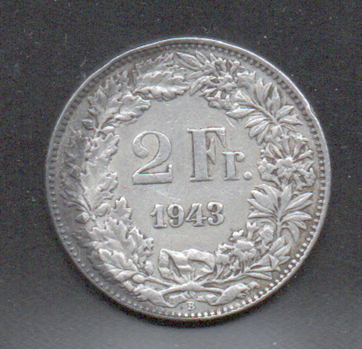 Tutti le monete: Silber 2.- Fränkler 1943 – Usato da Ebikon venduto da bowito