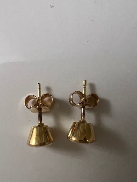 Orecchini pendenti & Orecchini a lobo: Ohrstecker GG 750 mit Diamanten – Nuovo (secondo la descrizione) da Walenstadt venduto da ricamul 1