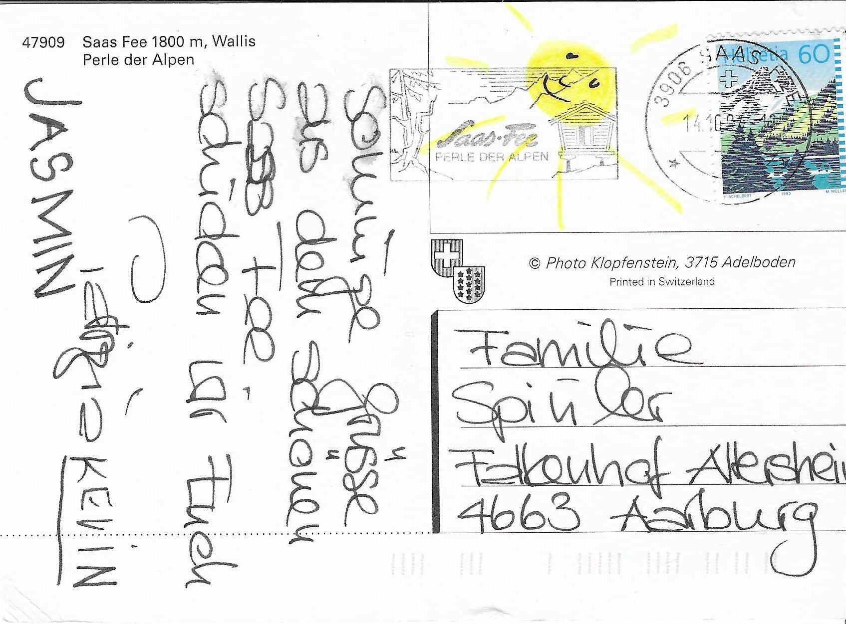 Cartes postales: Saas Fee VS – D'occasion à Rothrist par Stranglehold 1