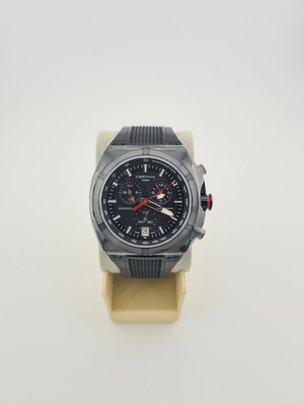 Certina Orologi: Certina Herrenuhr GMT Chronograph Quarz – Nuovo e nell'imballaggio originale da Zug venduto da L.A.Zug