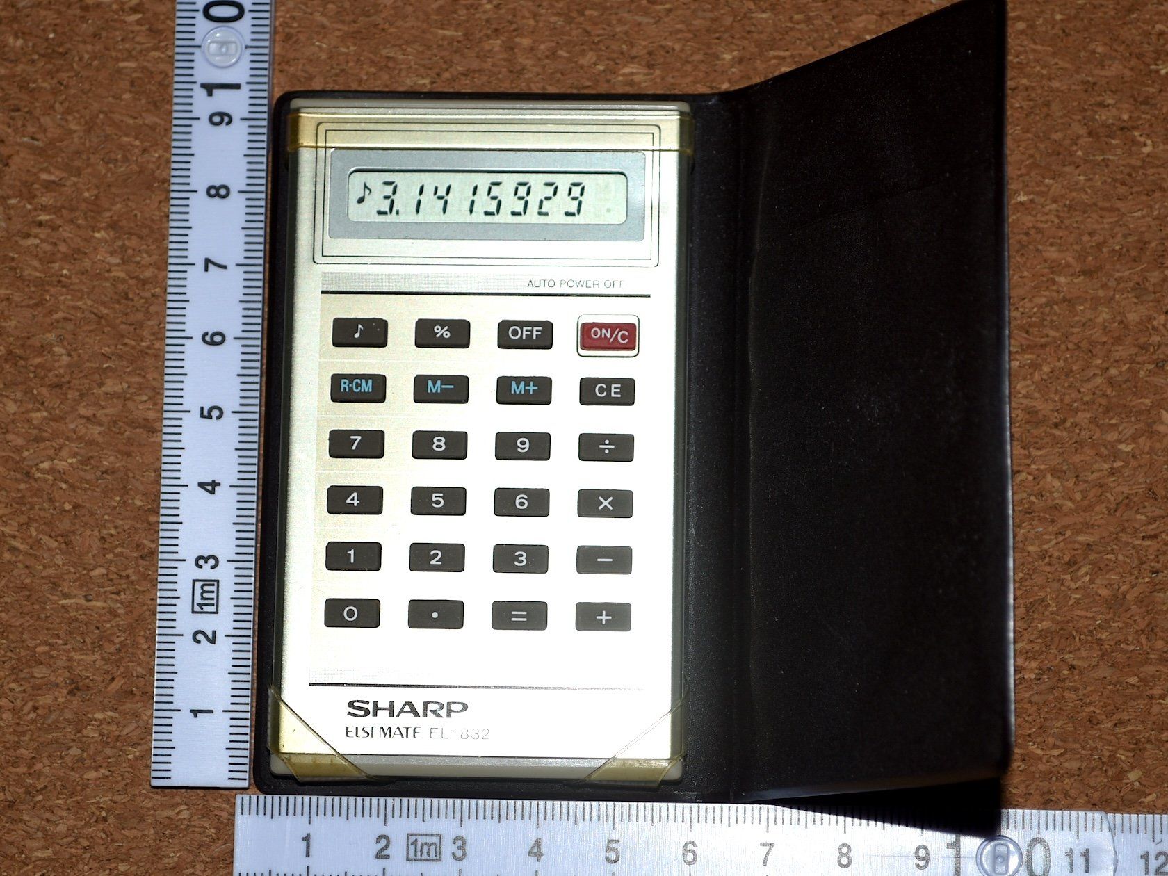 Sharp Calculatrices: Taschenrechner SHARP ELSI MATE EL-832, Vintage – D'occasion à Emmen par renerich 5