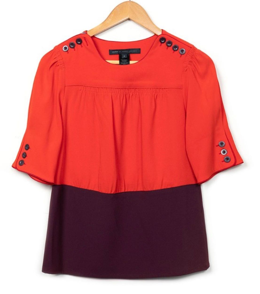 Marc Jacobs Chemisiers: Marc Jacobs Bluse Damen Rot Gr. 34/36/S – D'occasion à Zürich par boma.dr 1