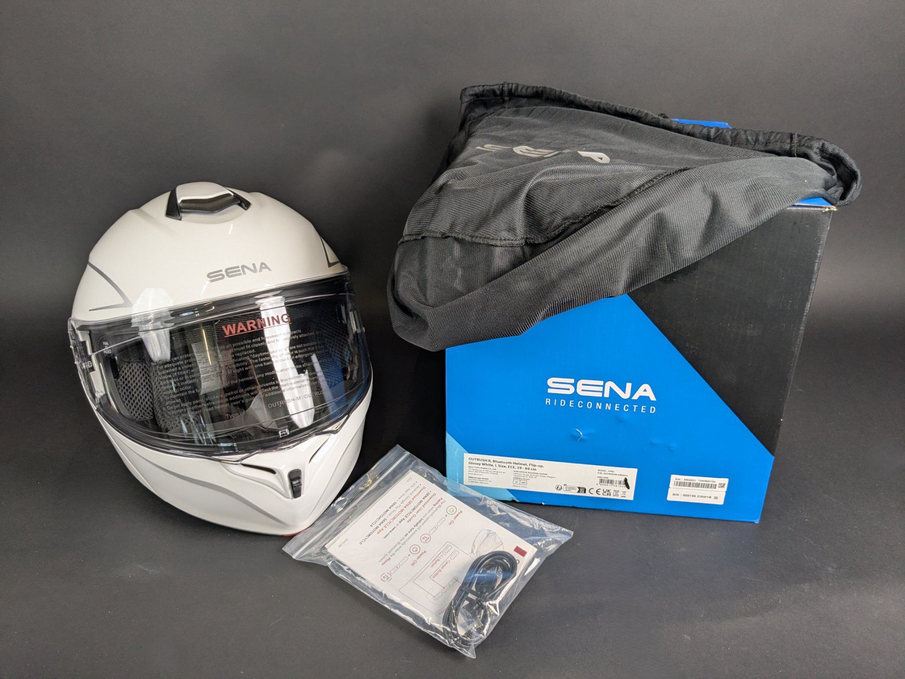 Sena Casques & visières: SENA Outrush R Bluetooth Motorrad-Klapphelm – Neuf (Voir description) à Dintikon par Restwert_Dintikon