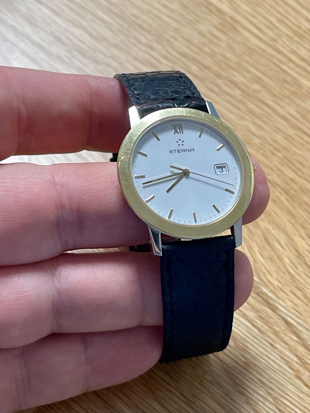 Omega Luxusmarkenuhren: ETERNA VINTAGE HERREN UHR mega selten – Gebraucht aus Goldach von  3