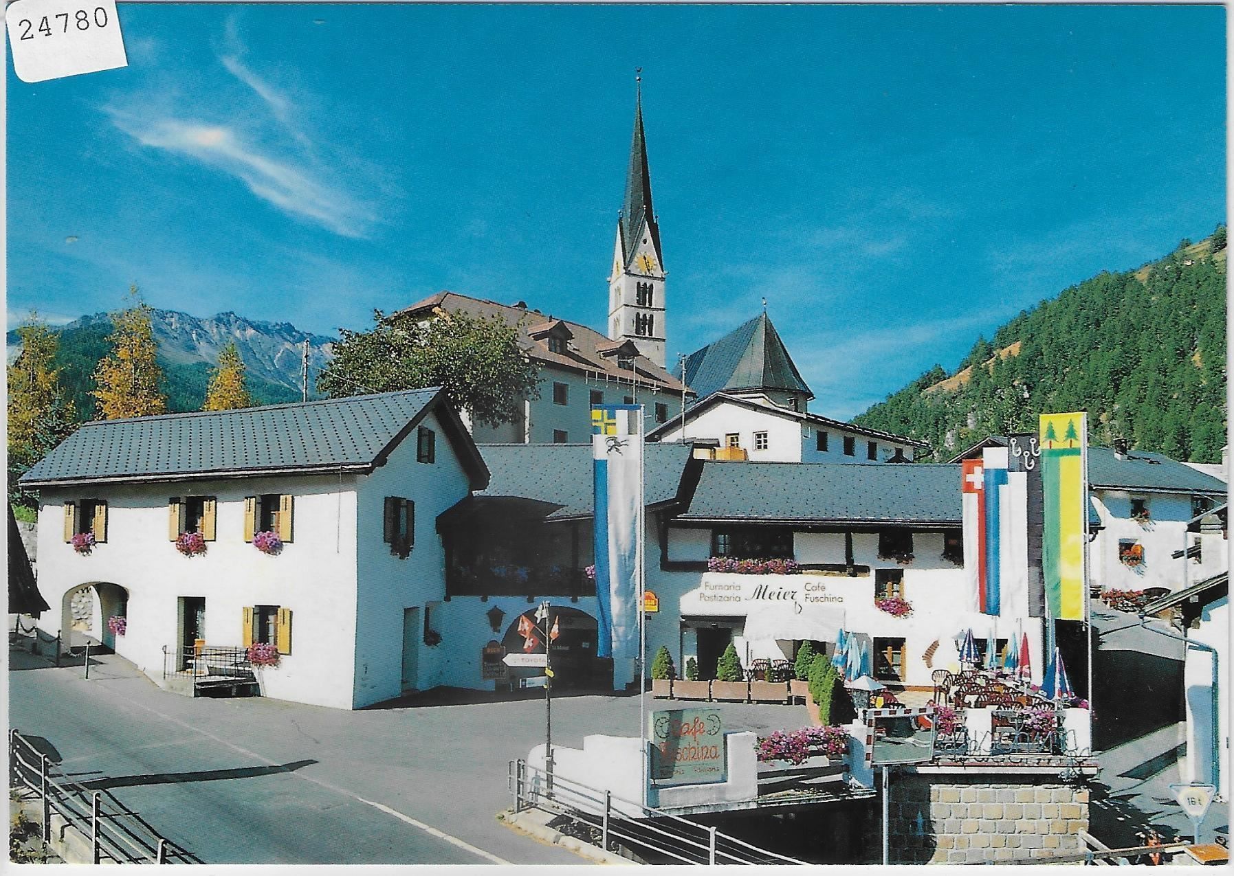 Cartoline postali: Cafe Fuschina Meier Sta. Maria – Antico da Ettingen venduto da Kartenplanet