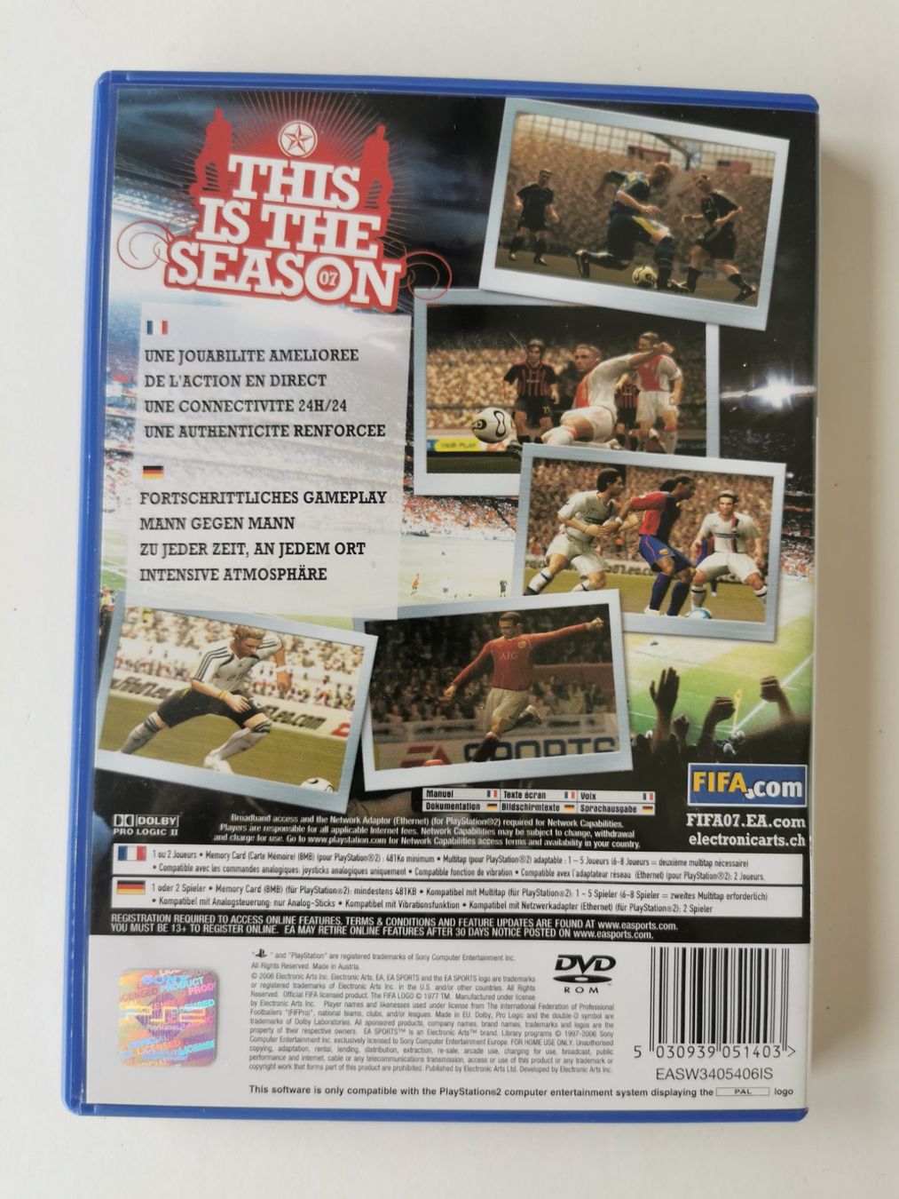 Sony Giochi: Ps 2 - FIFA 07 – Usato da Lenzburg venduto da eyworld 2