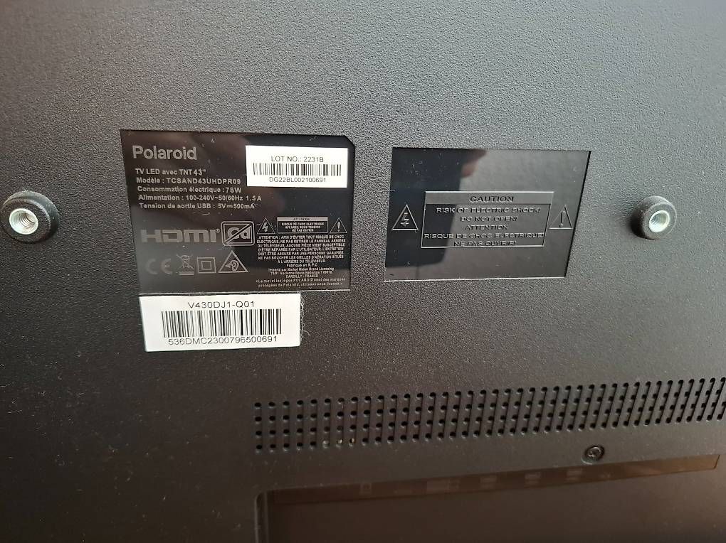 Televisori: Polaroid Smart TV 43 Zoll – Usato da Herisau venduto da schwarzgelb 1