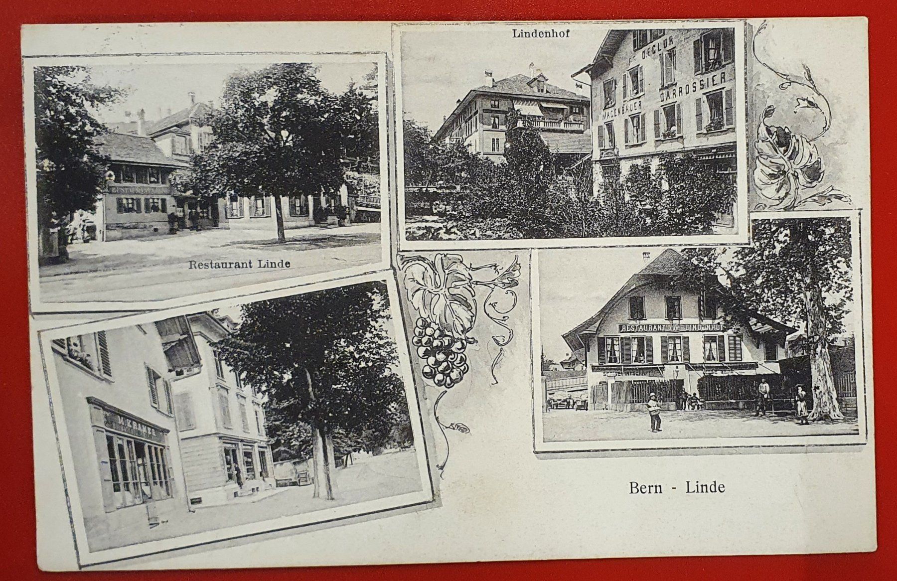 Cartoline postali: Bern - Linde 1909 - 4 Ansichten – Usato da Kreuzlingen venduto da Rschweiz1