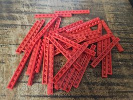 lego 4477 lot de 35 pièces Red Plate 1 x 10