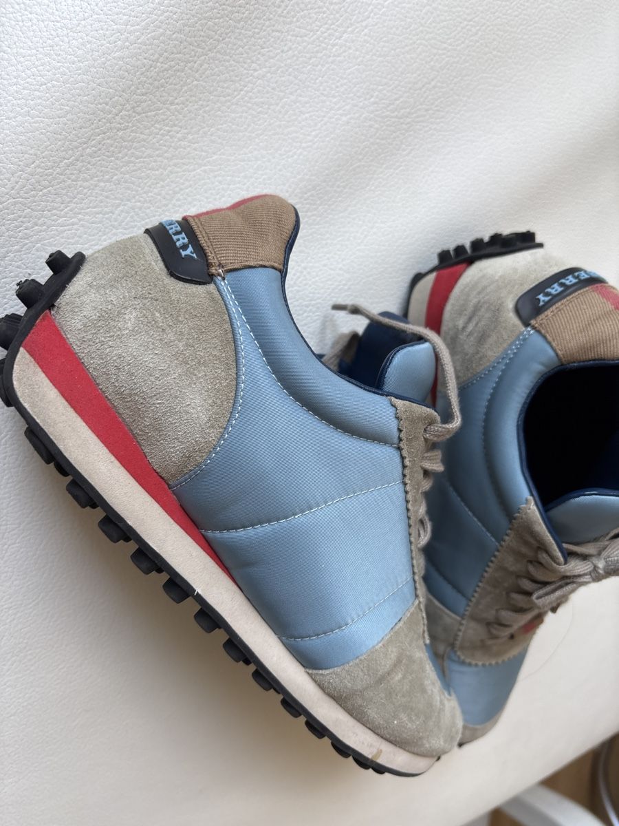 Burberry Scarpe da uomo: Burberry Sneaker Gr.41/ Grau/Blau! – Usato da langenthal venduto da rundholz7 9