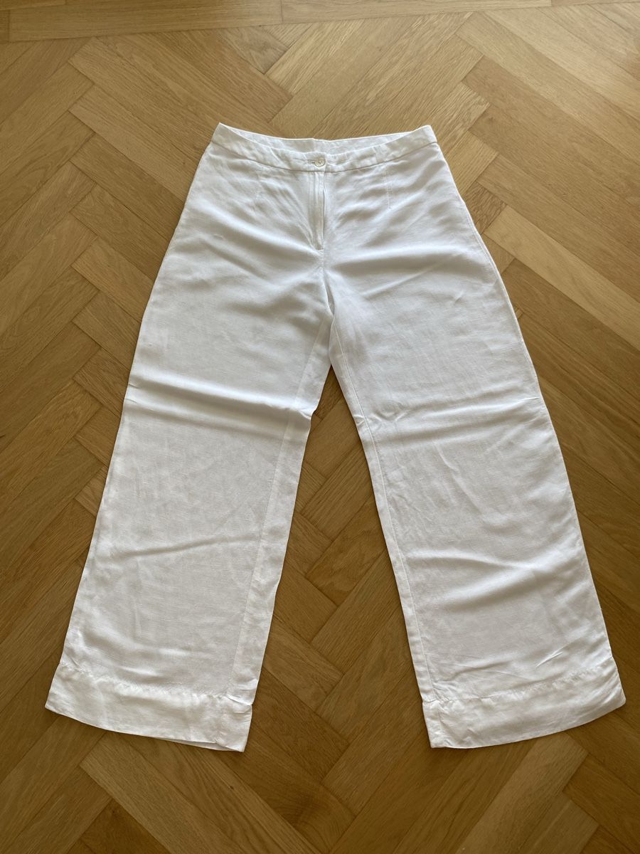 H&M Pantaloni: Leinenhose von H&M  – Usato da Emmen venduto da Linda-Bachmann