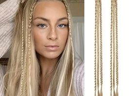 3 Zöpfe Haarvelängerung