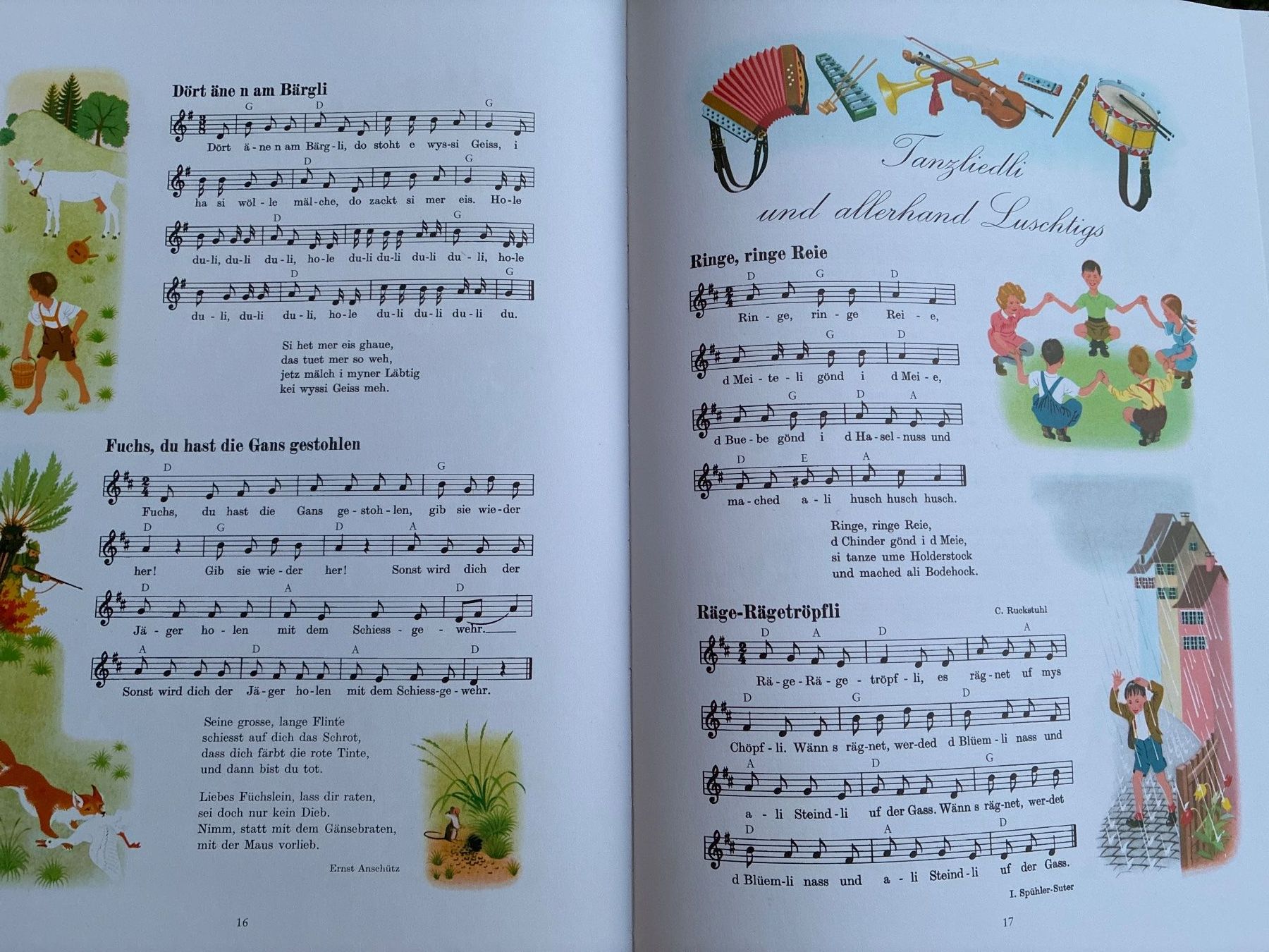 Libri: BUCH-Kinderliederbuch mit CD "Chömed Chinde, mir wänd singe" – Usato da Guntershausen venduto da Gloominati 3