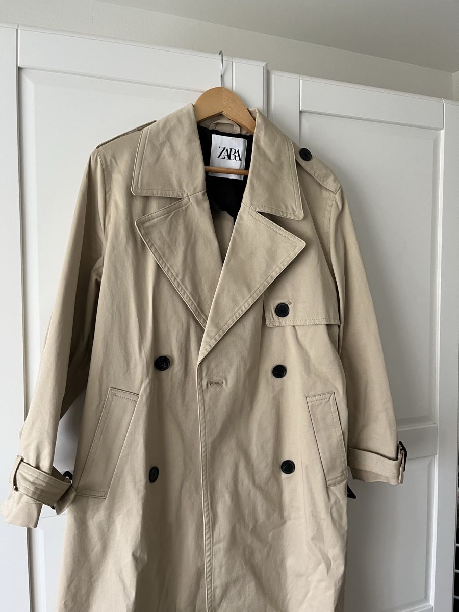 Zara Cappotti: Zara Trenchcoat mit Gürtel – Nuovo (secondo la descrizione) da Allschwil venduto da eyl_bb8q 4