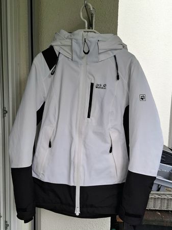 Jack Wolfskin Damen Skijacke weiss schwarz neuwertig XS