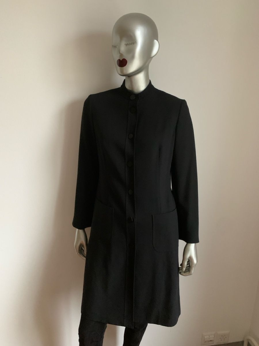 Max Mara Cappotti: MAXMARA: Cool & lässig - leichter schwarzer Mantel, 36 – Nuovo (secondo la descrizione) da Luzern venduto da paulablue