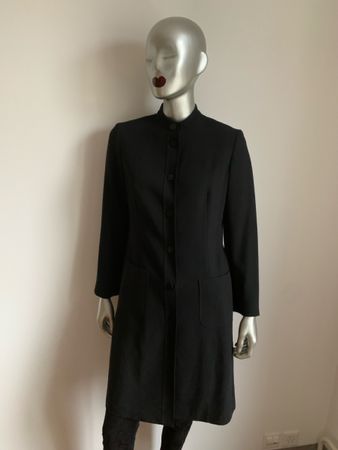 MAXMARA: Cool & lässig - leichter schwarzer Mantel, 36
