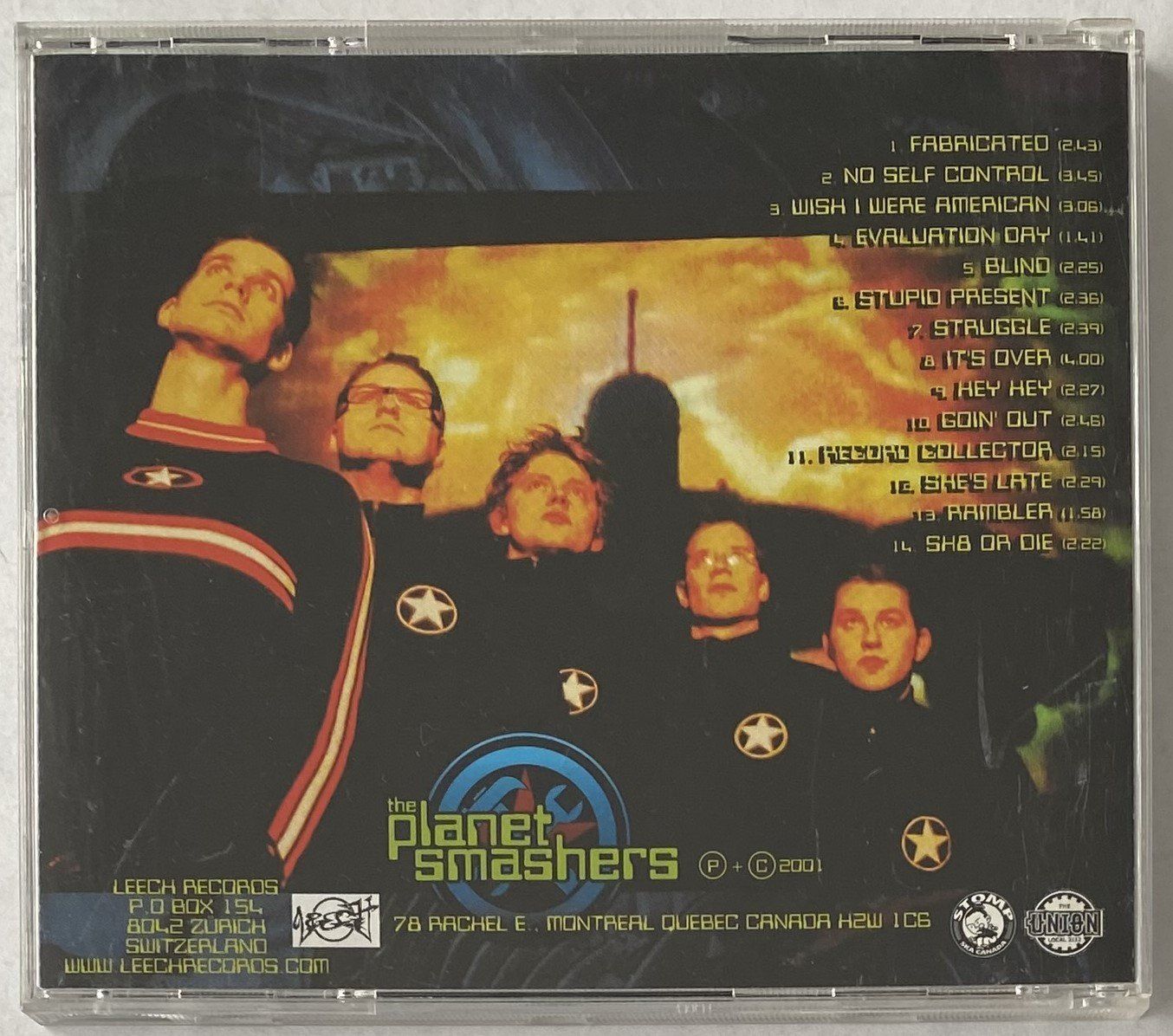 CD: The Planet Smashers, No Self Control – Usato da Flums venduto da Asquillo 1