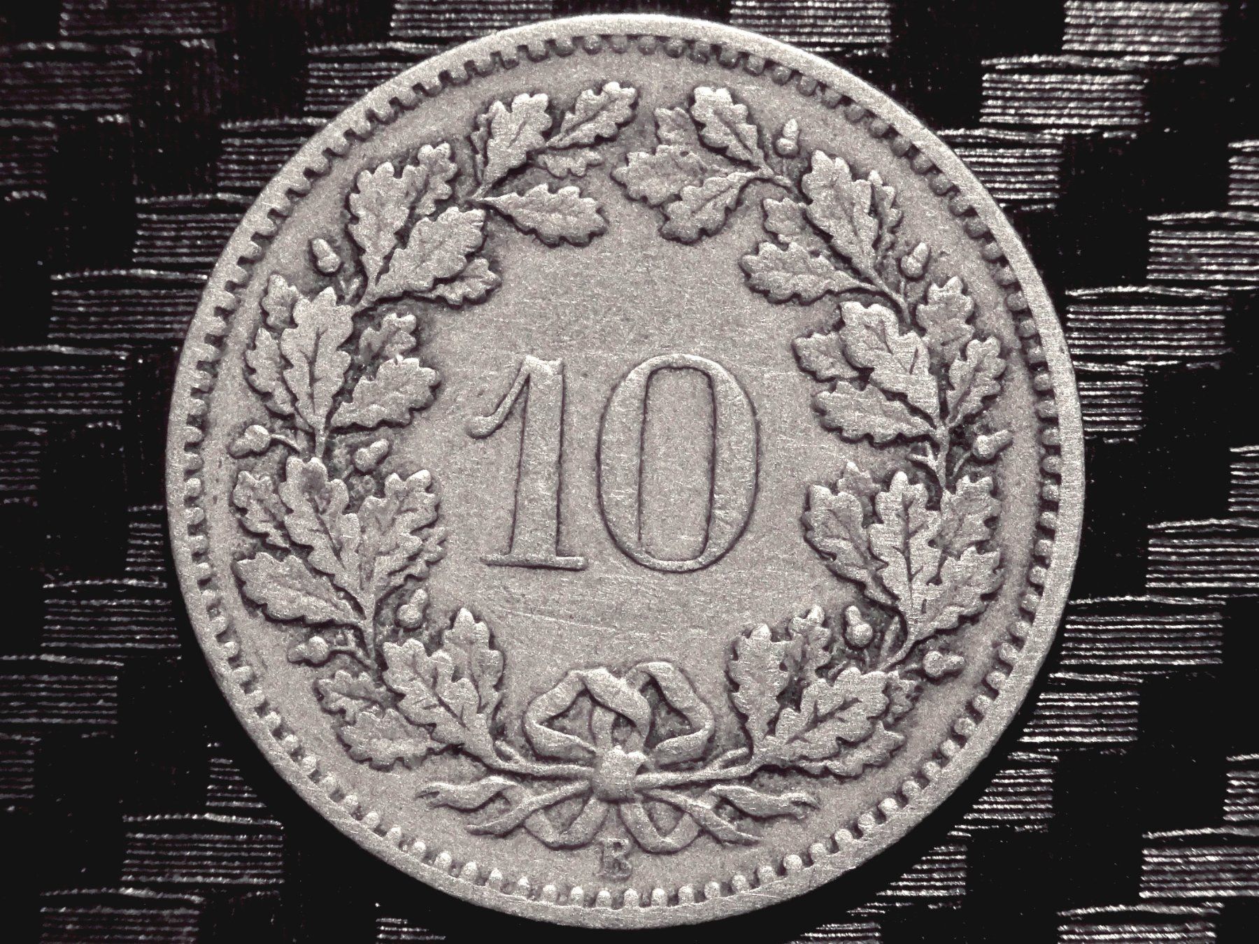 Alle Münzen: 1899 - 10 cts. 0.50 Mio.!!! 2.97gr!!! – Gebraucht aus Courgenay von ZubR237 1