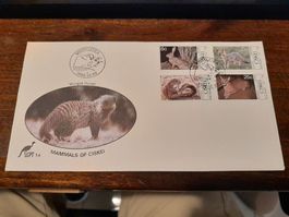 Magnifique enveloppe philatélique Ciskei, Mammifères rares