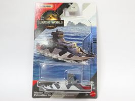 Matchbox Jurassic World Schiff Mission Team Patrol Craft