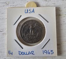 1/4 dollar 1965